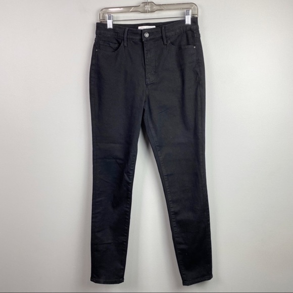 Sanctuary High Rise Skinny Jeans Black 8 - Picture 4 of 5